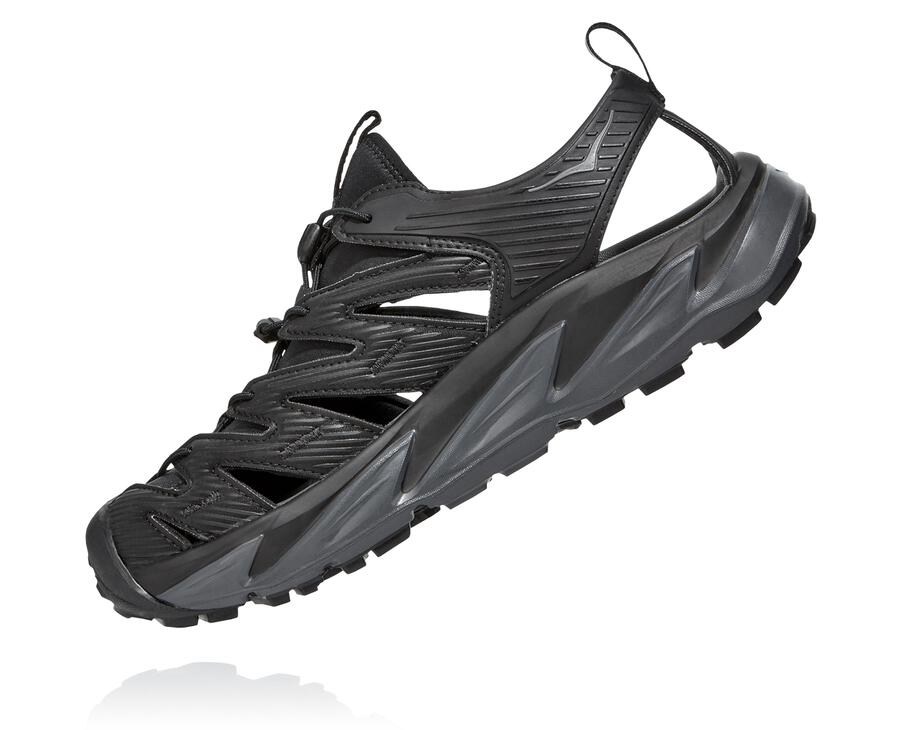 Sandals Mens - Hoka One One Hopara - Black - GKAROWV-75